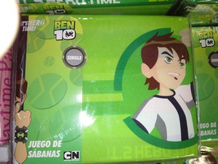 SABANA DE BEN 10, PLAZA Y MEDIA